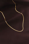 Çelik Gold Renk 60 cm İnce İtalyan Zincir Kolye