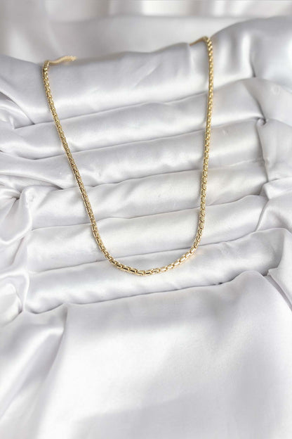 14K Gold Renk Kaplama Zincir Model CM Kadın Kolye
