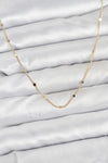 CM 14K Gold Renk Ezme Pul Model 60 cm Kadın Kolye