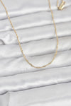CM 14K Gold Renk Burgu Model 60 cm Kadın Kolye