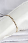 CM 14K Gold Renk Yassı Yılan Zincir Model Kadın Bileklik